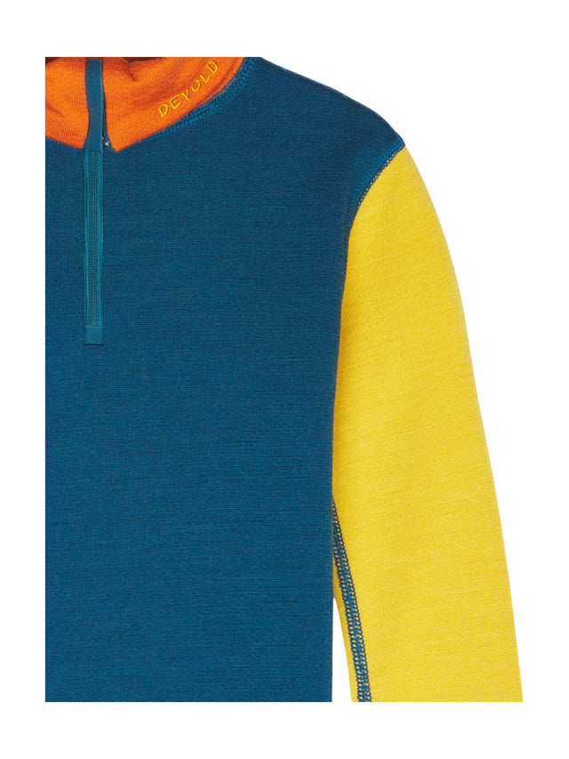 EXPEDITION MERINO ZIP NECK KID für Kinder