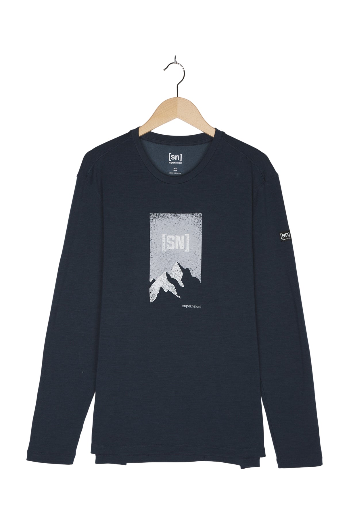 Longsleeve Merino für Herren