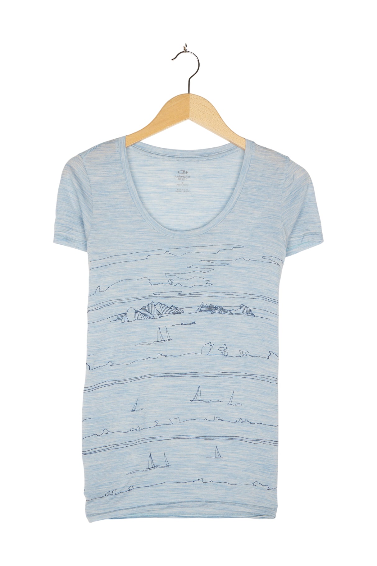 T-Shirt Merino für Damen